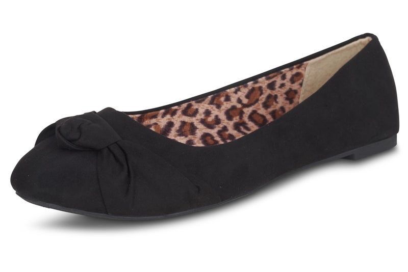 Epic Step Ballet Flats for Women Comfortable Flat Shoes for Women Dressy Casual Round Toe Flats, Black, Size 6 - Image 1